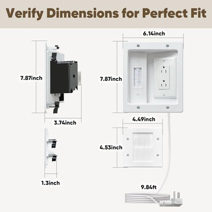 in wall Cable Management kit