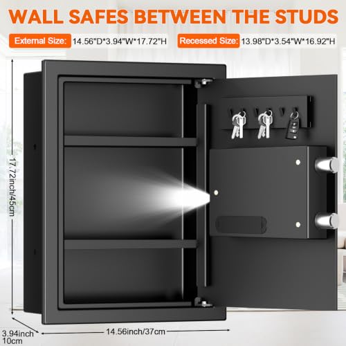 Fireproof Wall Safes Between the Studs