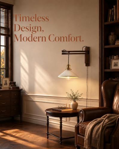 Wood Plug in Wall Sconces