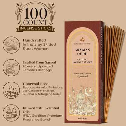 Pure Oud Incense Sticks (Oudh)