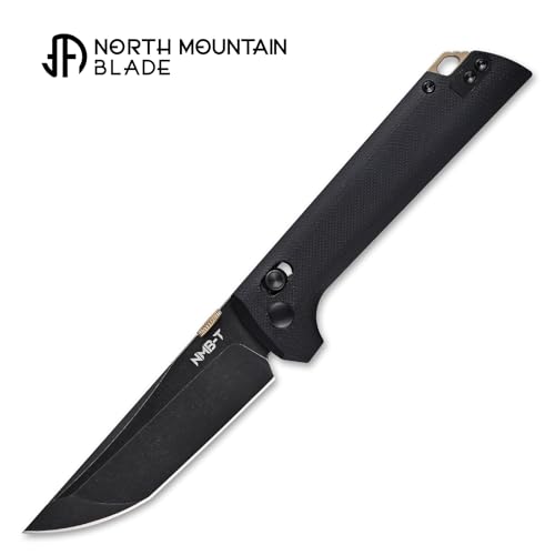 NMBT Chop2 Folding Pocket Knife Crossbar Lock 3.54" D2 Blade