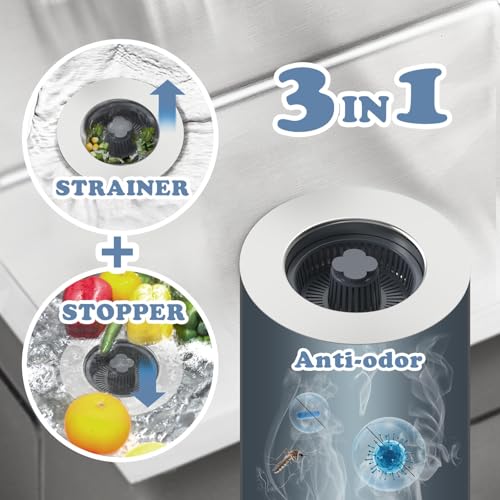 2 Pack Sink Drain Strainer