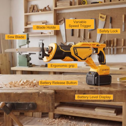 Brushless Cordless Reciprocating Saw