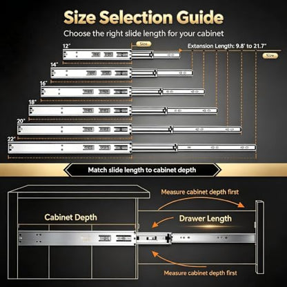 Soft Close Drawer Slides