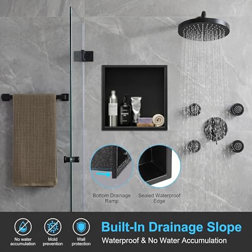 304 Stainless Steel Shower Niche for Bathroom Storage