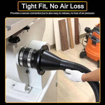 2‑1 2 Inch Magnetic Dust Collection Connector