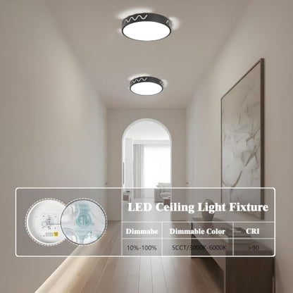 Modern Flush Mount LED Ceiling Light Fixture
