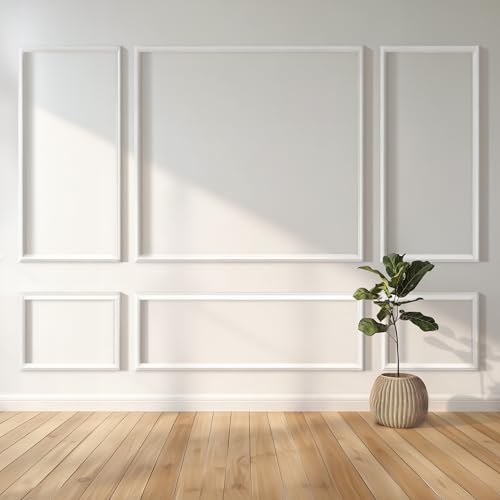 Peel and Stick Wall Molding Kit (63 x 31in+63 x 72in)
