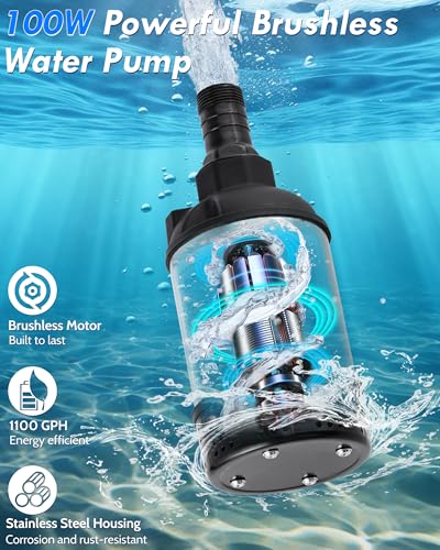 Cordless Submersible Water Transfer Pump