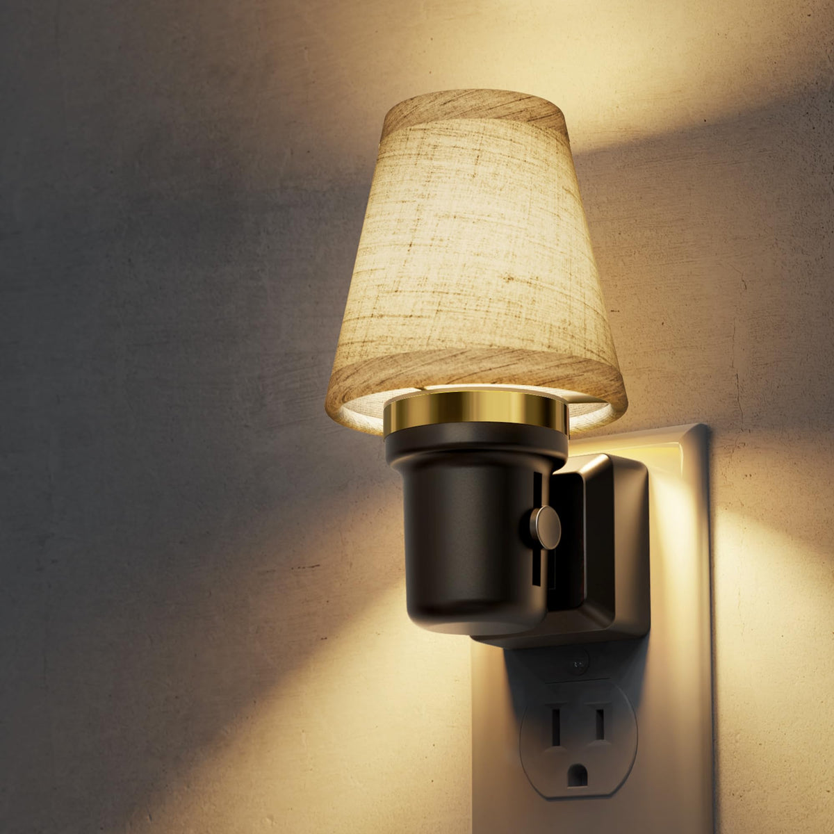 Night Lights Plug into Wall (Round Platform-3000K / 1 Pack)