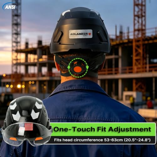 ANSI Z89.1 Type 2 Safety Helmet with Visor