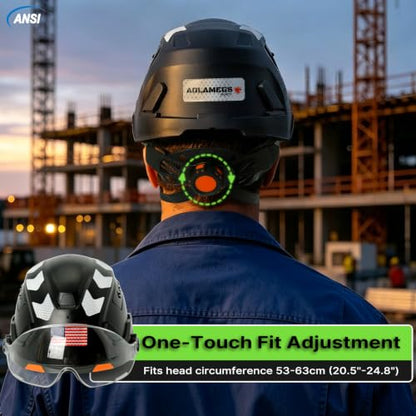ANSI Z89.1 Type 2 Safety Helmet with Visor