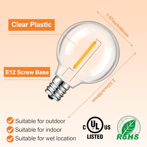 G40 Outdoor Light Bulbs