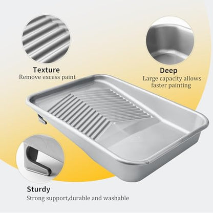 Paint Tray with Liners 9 Inch 11pcs