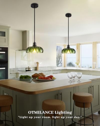 Glass Pendant Lights Kitchen Island