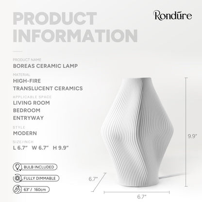 Modern Ceramic Decorative Table Lamp Living Room Bedroom Bedside