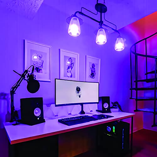 A15 Amber LED Light Bulb 1800K