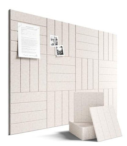 Felt Bulletin Board Tiles Large 48" x 36" Cork Board Alternative