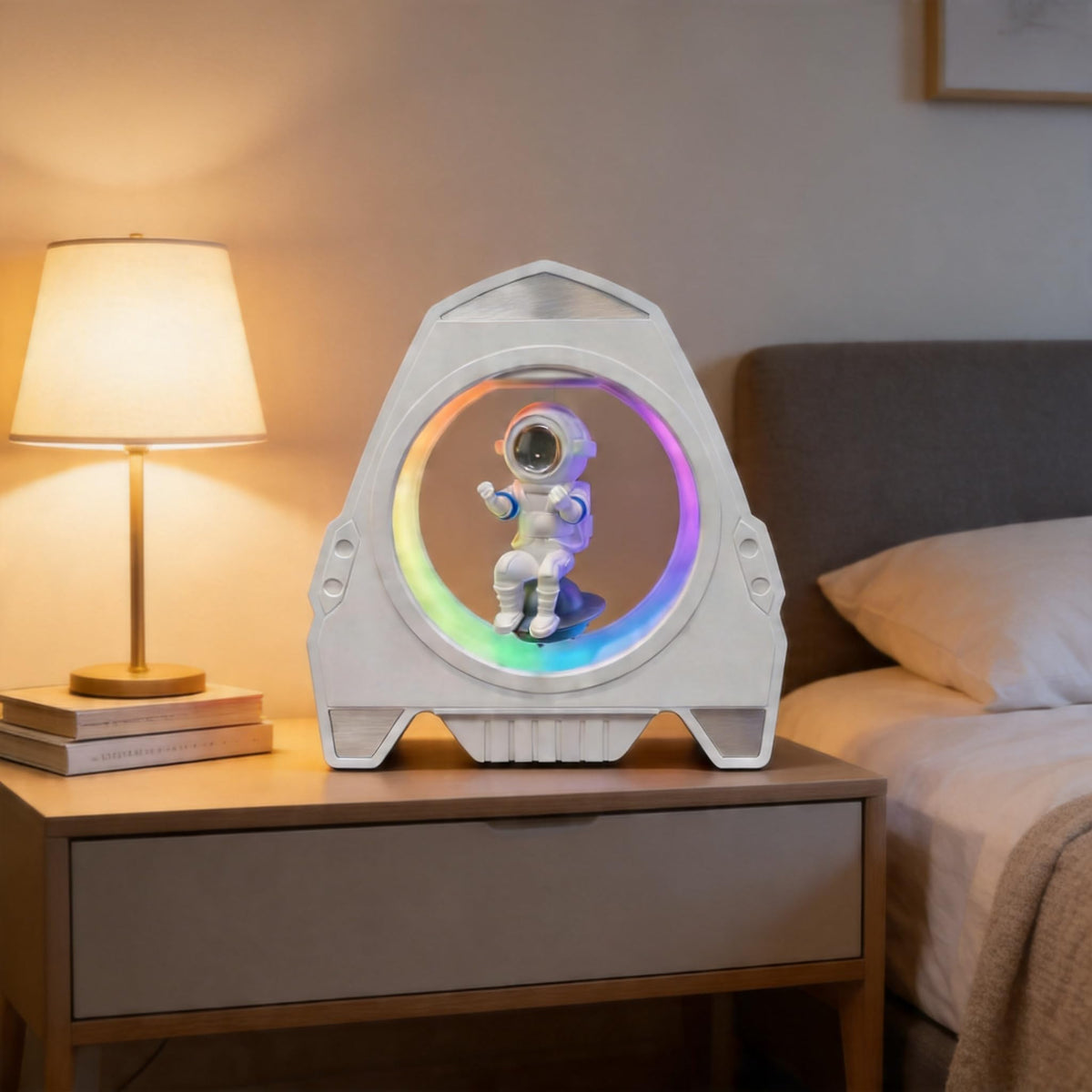 Magnetic Levitation Astronaut Decor (Colored Lights)