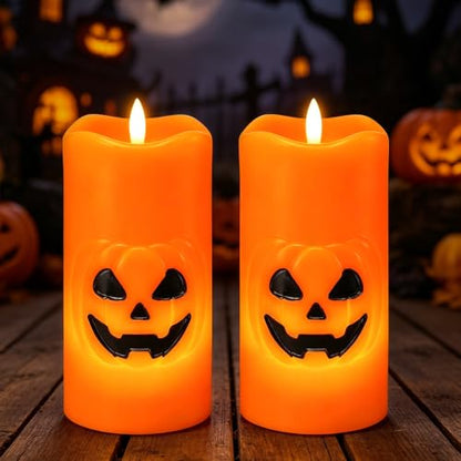 Halloween Pillar Candles S02 0706
