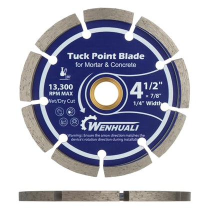 4.5" Diamond Tuck Point Blade for Concrete with 7 (1/4" Thick)