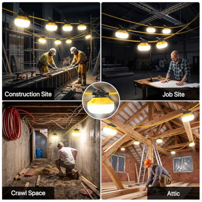 Construction String Lights 50ft & 100ft