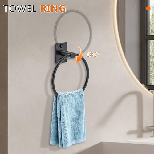 5 Pieces Towel Bar Set
