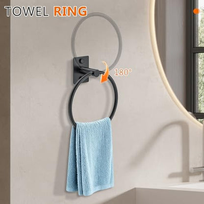 5 Pieces Towel Bar Set