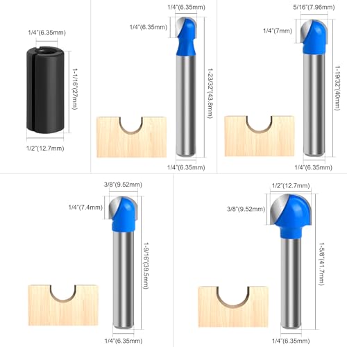 8pcs Core Box Router Bit Set