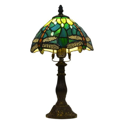 Tiffany Table Lamp Stained Glass Lamp Suitable for LED E26 Bulb