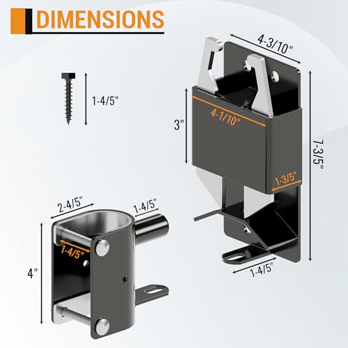 2 Way Heavy Duty Lockable Farm Gate Latch for Metal Gates