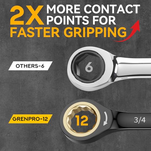 Flex Head Ratcheting Wrench Set