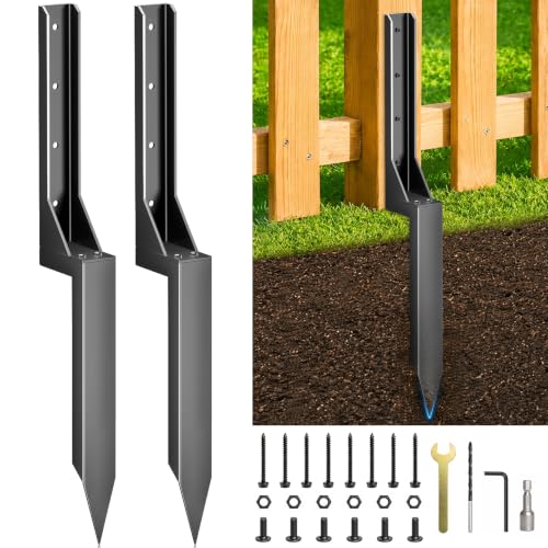 No Dig Heavy Duty Fence Post Repair Kit