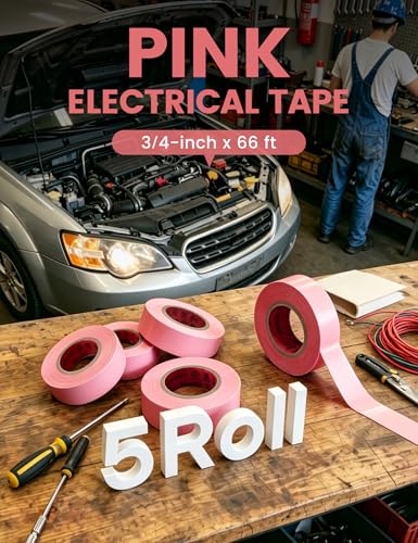 Pink PVC Electrical Tape 3