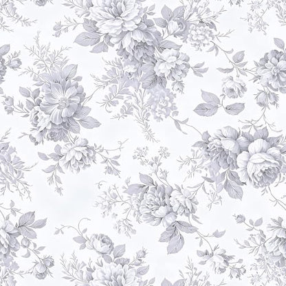 Floral Peel and Stick Wallpaper Vintage Flower Contact Paper