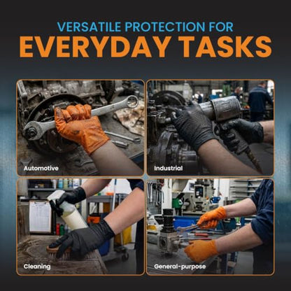 Nitrile Diamond Texture Gloves