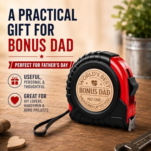 Gifts for Men Personalized Engraved Tape Measure Birthday Fathers Day from Daughter Son Woodworking Carpenter Tool Gifts for Men 7.5m
