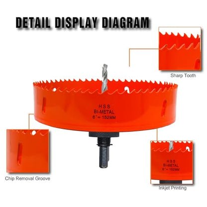 6 inch Hole Saw for Recessed Lights