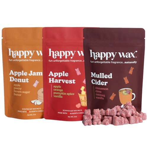 Fall Scented Soy Wax Melts 6oz Variety Pack