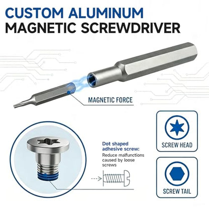 Magnetic Screwdriver & 6pcs Precision Screw Set Compatible with Ray