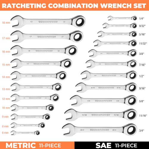 Ratcheting Wrench Set