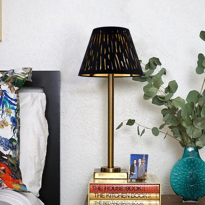 Black Lamp Shades Set of 2 Small (black-Etching / 5 × 9 × 6.4 inches (2 pack))