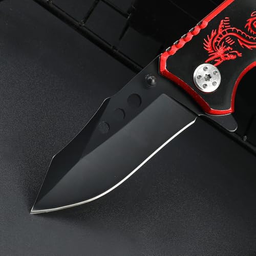 3.5" Aluminum Handle with Dragon Engraving