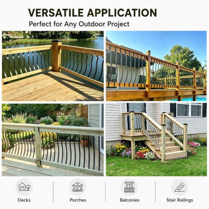 61 Pack 32.25" Deck Balusters (32.25 IN)