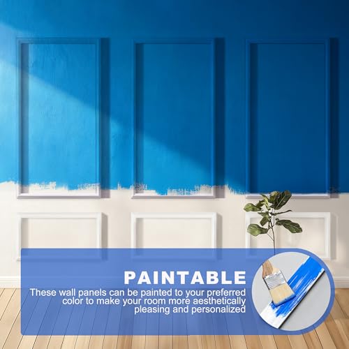 Peel and Stick Wall Molding Kit (63 x 39in)