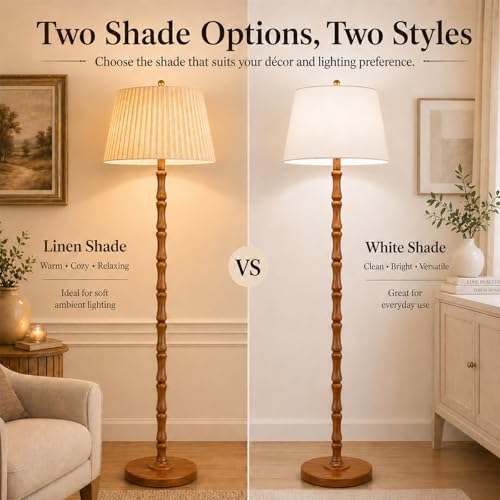 Real Wood Floor Lamp