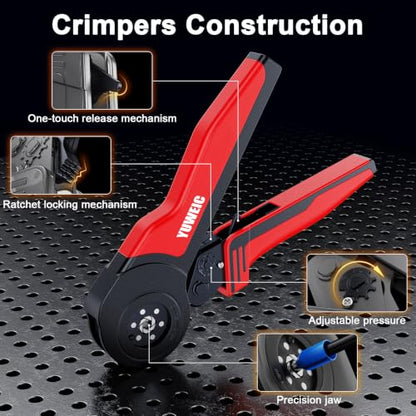 Wire Ferrule Crimping Tool Kit