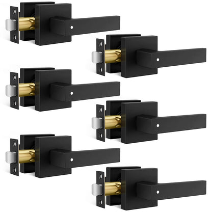 Matte Black Privacy Door Handles Interior (Matte Black)
