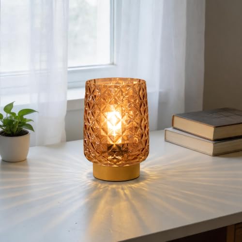 Battery Operated Table Lamp (Amber)