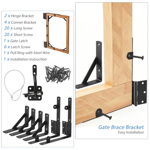 Anti Sag Gate Corner Brace Frame Kit